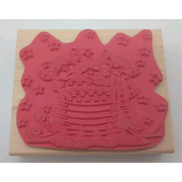 House Mouse stamp Patriotic Wrap Amanda Maxwell Mudpie July 4th Flag HMKR1005 - Picture 4 of 6